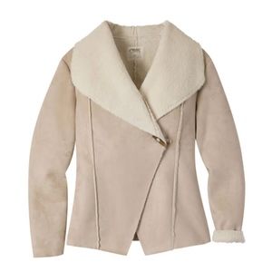 Mountain Khakis Womens Shearling Faux Suede Jacket